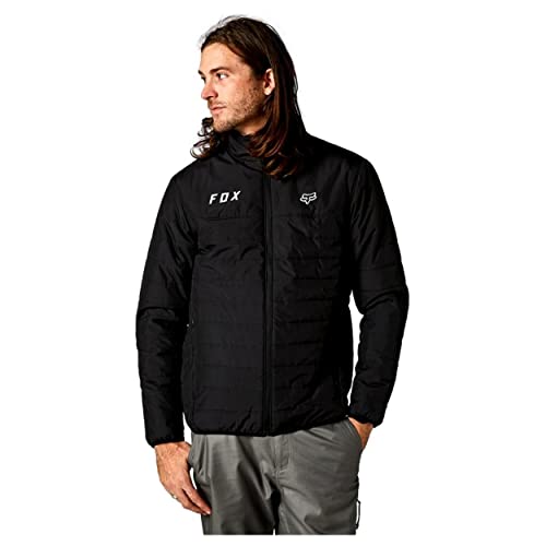 Fox Racing Męska kurtka puchowa Howell puchowa alternatywa płaszcz, Czarny, L