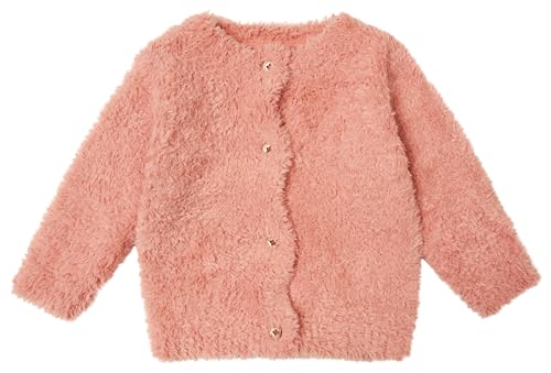 Noppies Baby Dziewczęcy kardigan Vita długi rękaw kardigan, Cameo Brown - N086, 56 cm