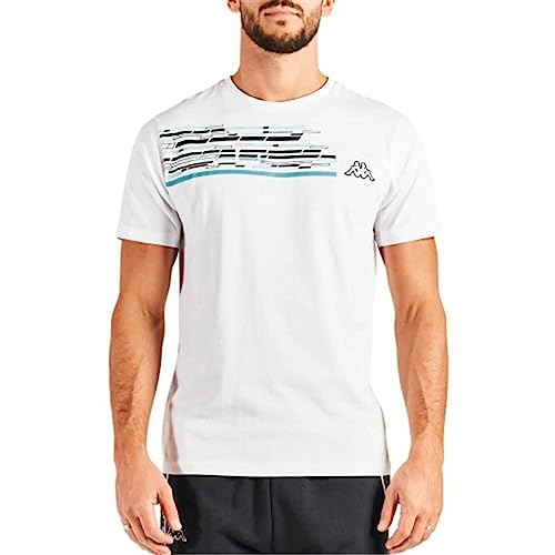 Kappa Męski t-shirt Godot, biały, S