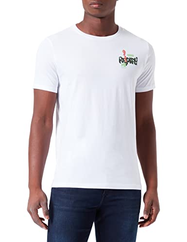 Replay T-shirt męski, 001 White, XS