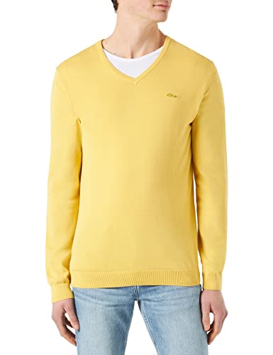 s.Oliver Sweter męski, żółty, 3XL