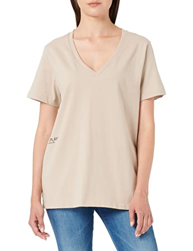 Replay Koszulka damska W3687, 803 Light Taupe, XXS