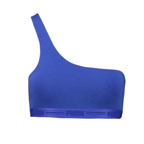 PUMA Damski biustonosz sportowy na jedno ramię, niebieski (Royal Blue), XS