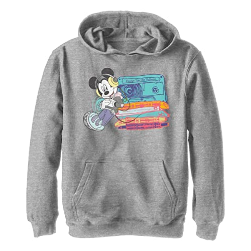 Disney Mickey Tapes chłopięca bluza z kapturem (1 opakowanie), Sportowy wrzos, XL