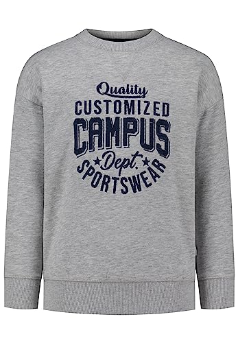 SALT AND PEPPER Bluza chłopięca Sweat Campus Emb, szary, 104-110