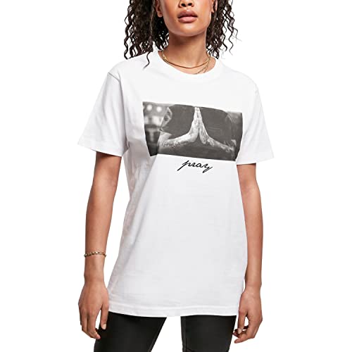 Mister Tee Damska koszulka Le Papillon Oversize, biały, XL
