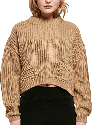 Urban Classics Damska bluza oversize, beżowy unionowy, 5XL
