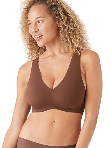 True & Co Damski biustonosz True Body Lift z dekoltem w serek, Chesnut, (65E-F-70E) XS