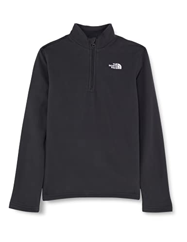 The North Face Chłopięca bluza Y Glacier 1/4, zamek błyskawiczny, szary asfaltowy, XL