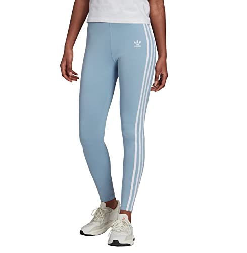 adidas Damskie legginsy z 3 paskami, Ambient Sky, 38