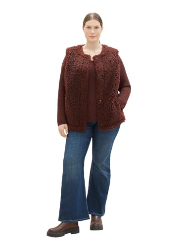 TOM TAILOR Bluza damska, 30337 - Raisin, L