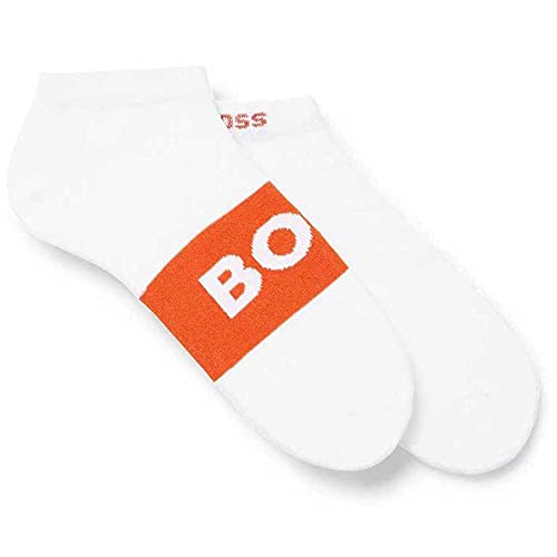 BOSS Męskie skarpety 2P AS Logo Col CC Ankle Socks, naturalne, 40-46, naturalny, 46 EU