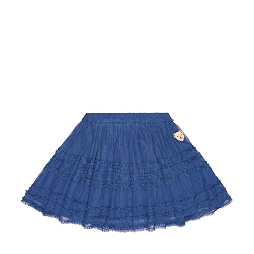 Steiff Dziewczęca plisowana spódnica, Granatowy (True Navy), 122 cm