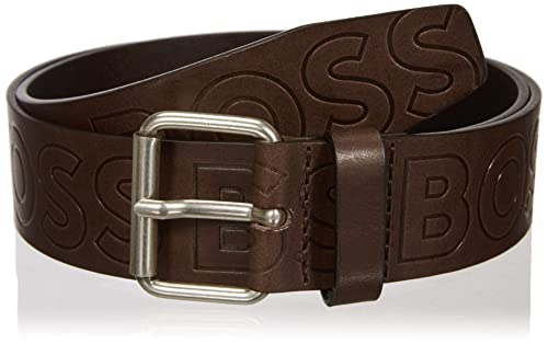 BOSS Pasek męski, Dark Brown202, 100