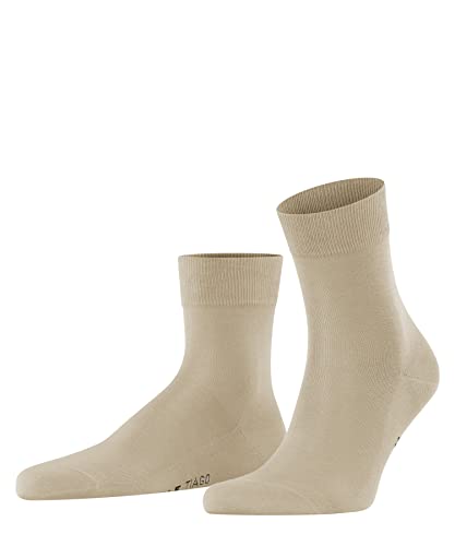 FALKE Mężczyźni Krótkie skarpety Tiago M SSO Organiczna Bawełna jednokolorowe 1 Para, Beżowy (Silk 4097), 45-46