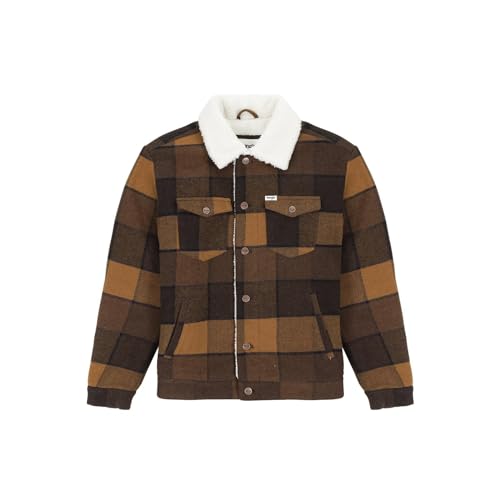 Wrangler Wool Trucker kurtka męska, Yellow Check, XXL