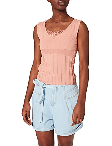 PINKO Modna kamizelka damska Bunkai, N20 beż brzoskwinia, M