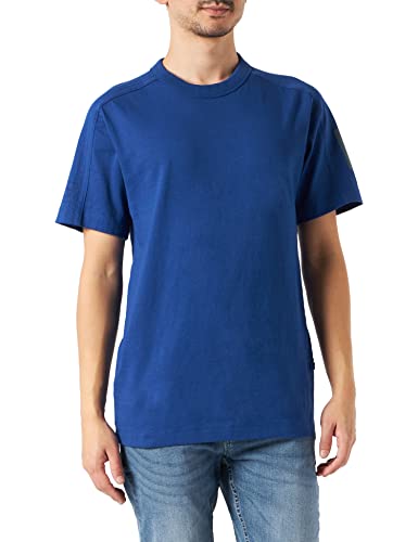 G-STAR RAW Męskie koszulki Stitch Panel Top, Niebieski (Lighting Blue D19859-c336-c615), XS