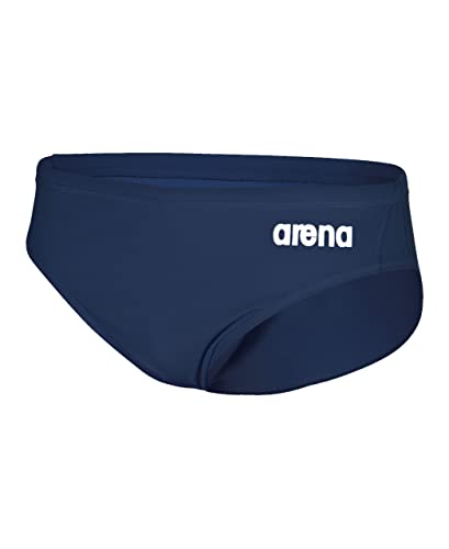 arena męska drużyna Swim Krótkie majtki Solid Slip, Granatowy, 48 Mężczyźni, granatowy