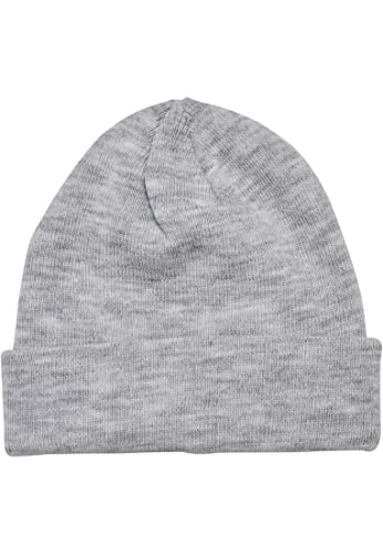 Urban Classics Czapka typu beanie z recyklingu, uniseks, kolor szary, rozmiar uniwersalny, Heathergrey, jeden rozmiar