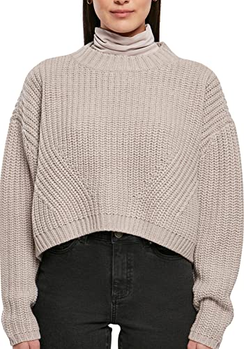 Urban Classics Damska bluza oversize Wide Oversize Sweater, ciepła szara, XL, ciemnoszary, XL