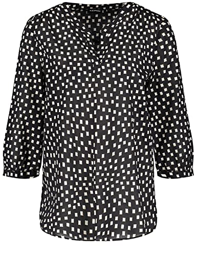 Taifun Bluzka damska, Czarny wzór, 40