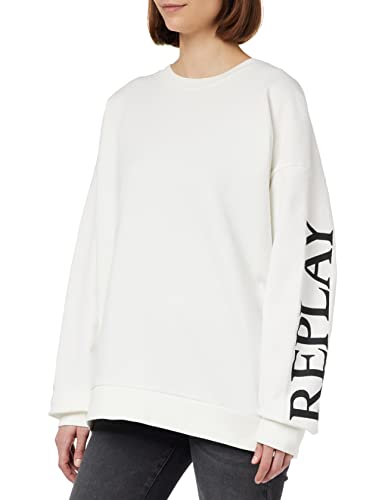 Replay Bluza damska W3638G, 707, kremowa, M, 707 krem, M