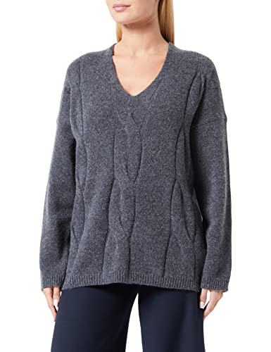 Seidensticker Damski sweter 531331, antracytowy, S