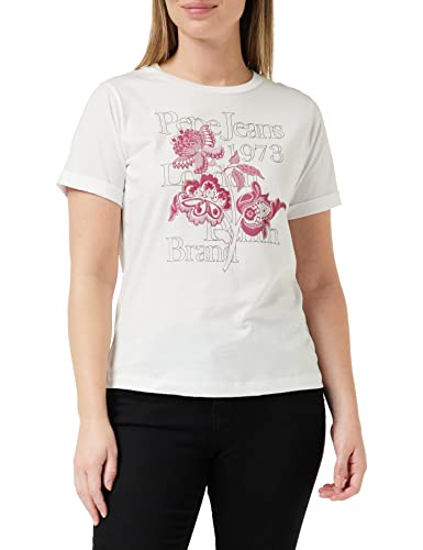 Pepe Jeans Letty Koszulka damska, 800 biały, XL