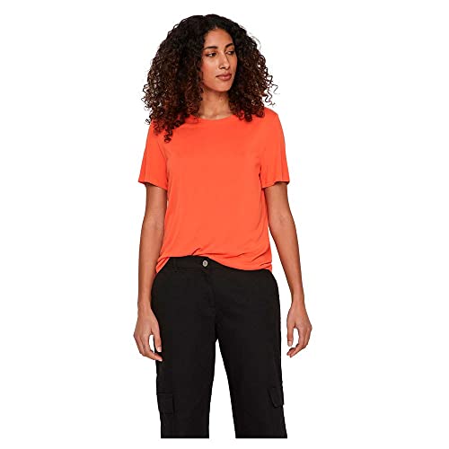 Vila VIMODALA O-Neck S/S TOP/SU - NOOS, Tigerlily, XS
