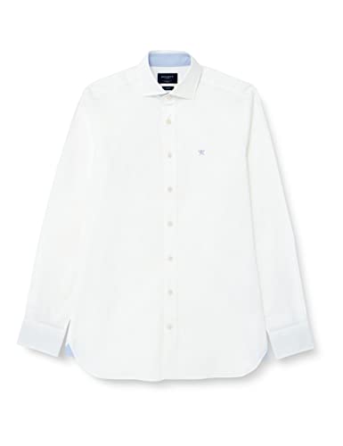 Hackett London Koszula męska Essential Texture, biały, XS
