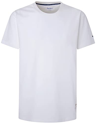 Pepe Jeans Koszulka męska Ralf, biały, XL