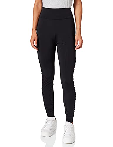 Urban Classics Damskie legginsy damskie Highwaist Biker Tech Mesh, czarny, 3XL