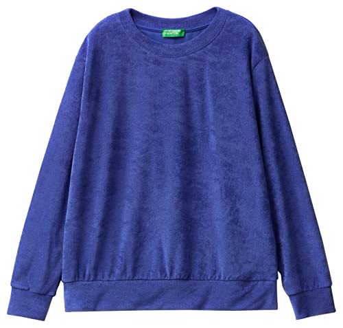 United Colors of Benetton Damska bluza z kapturem G/C M/L 3oqtd103p z siateczką, Bluette 1f3, L, bluette 1f3, L