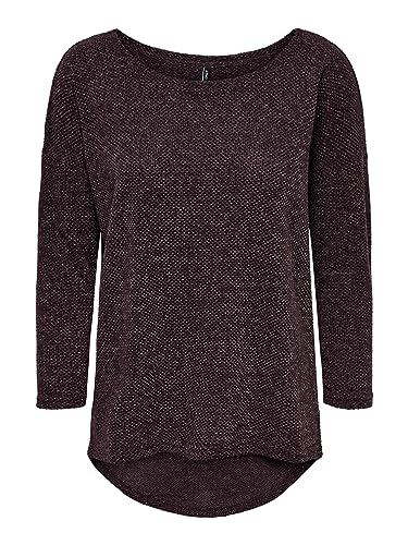 ONLY Koszulka damska z rękawami 3/4, rozmiar oversize, Degustacja wina, XS