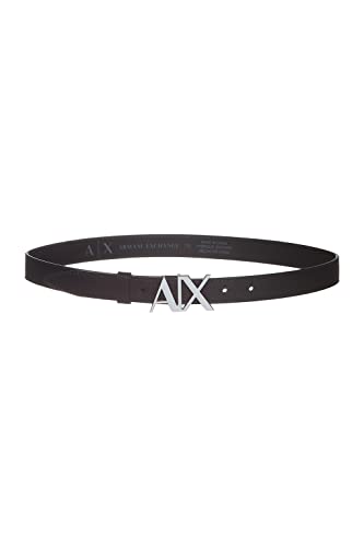 Armani Exchange Damski pasek z logo, czarny, XXL