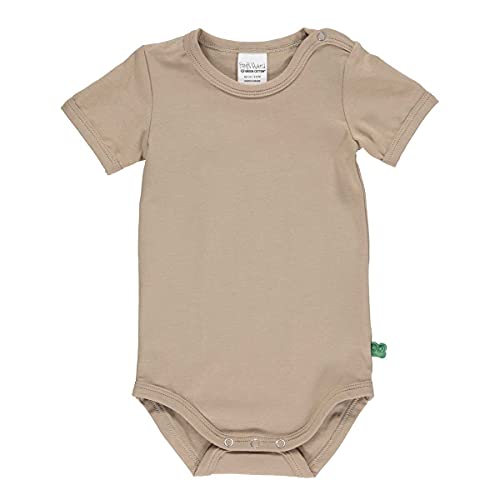 Fred's World by Green Cotton Unisex Baby Alfa S/S Body and Toddler Sleepers, Seed, 62