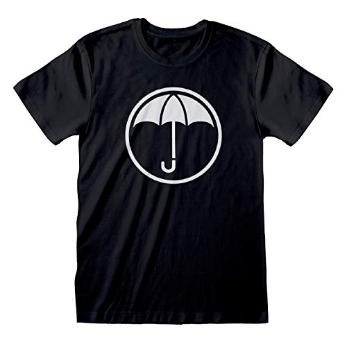Popgear Męski T-shirt z motywem Akademii Czarny, Czarny, L