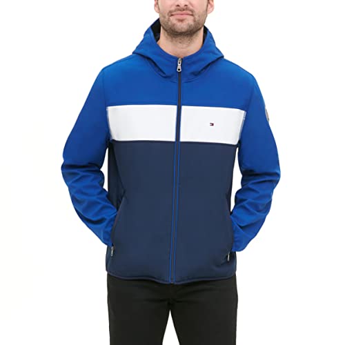 Tommy Hilfiger Męska kurtka z kapturem Performance Soft Shell