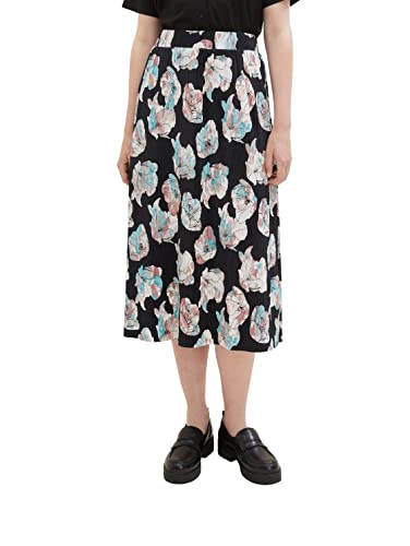 TOM TAILOR Damska plisowana spódnica ze wzorem, 32413-tie Dye Flower Design, 40