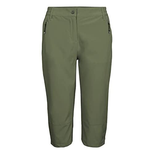 Killtec Damskie spodnie damskie KOS 159 WMN PNTS, spodnie capriowe, oliwkowe, 42