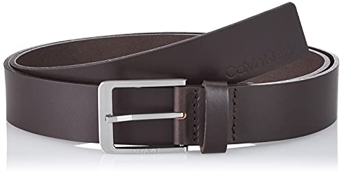 Calvin Klein Mężczyzn, Unisex Ck Vital 35 mm Pasek, Ciemnobrązowy, 110