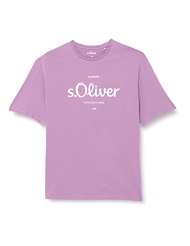 s.Oliver Bernd Freier GmbH & Co. KG Męski T-shirt z krótkim rękawem, fioletowy, XL, fioletowy, XL