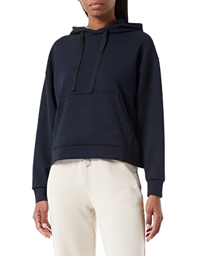 HUGO Damska bluza z kapturem Smooth_Hoodie, czarny (Black1), XXL