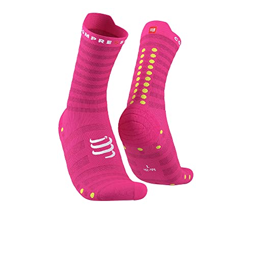 COMPRESSPORT Skarpety Unisex dla dorosłych, Fluo Pink/Pierwszy, 39-41 EU