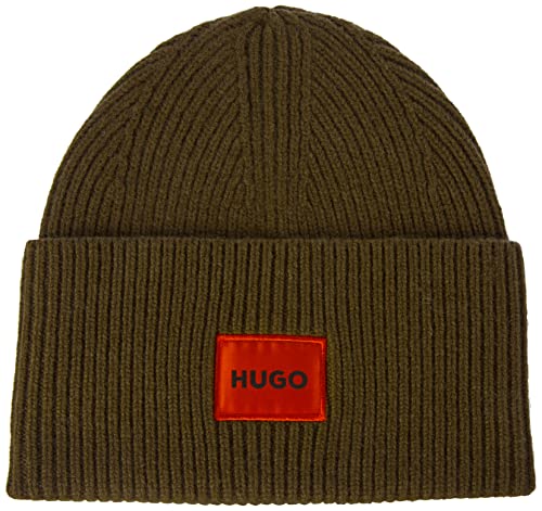 HUGO Męska czapka Xaff 5, Dark Green303, ONESI