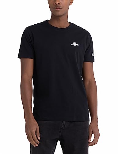 Replay T-shirt męski, 098 BLACK, XS