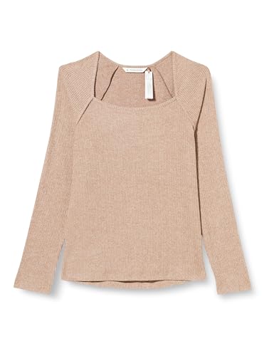 Triumph Damska koszulka Thermal Mywear LSL od piżamy, Light Grey Melange, 36