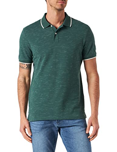 s.Oliver Męski T-shirt 130.10.202.13.130.2109619, khaki/oliwkowy melanż, S