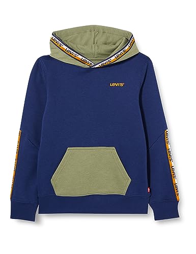 Levi's Chłopięca bluza z kapturem z logo Lvb 9ej193, Olivine, 14 Lat